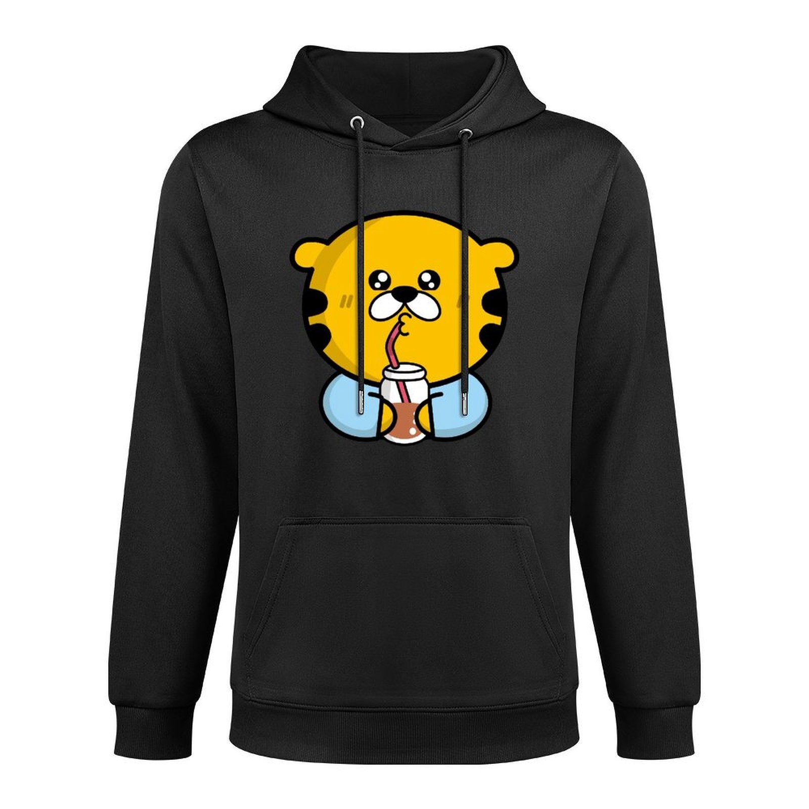 100% Cotton Sleek Front Graphic Hoodies